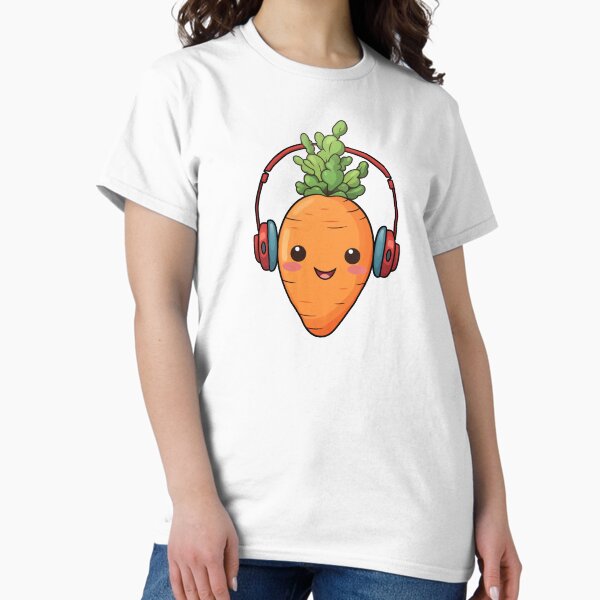Item preview, A smiling carrot with headphones designed and sold by titur.