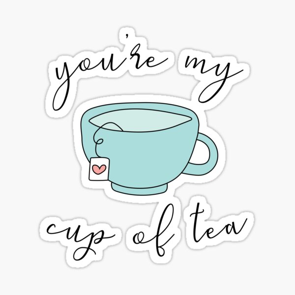 Cup of tea Sticker for Sale by yul-ol