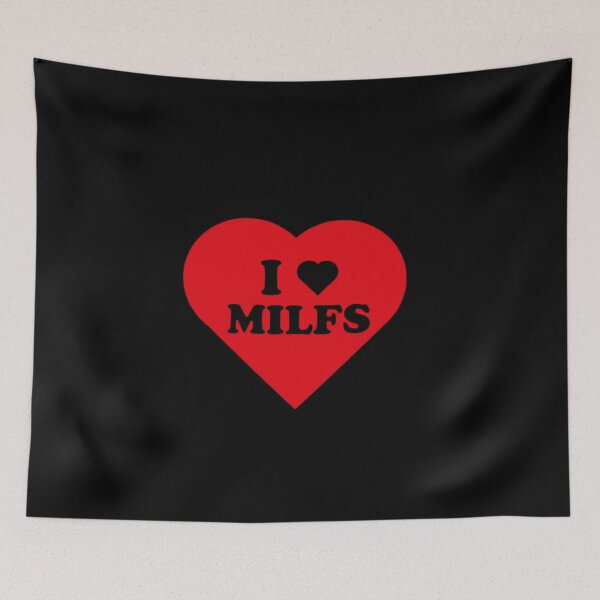 Item preview, I Love Milfs Heart designed and sold by Storm4Clo.