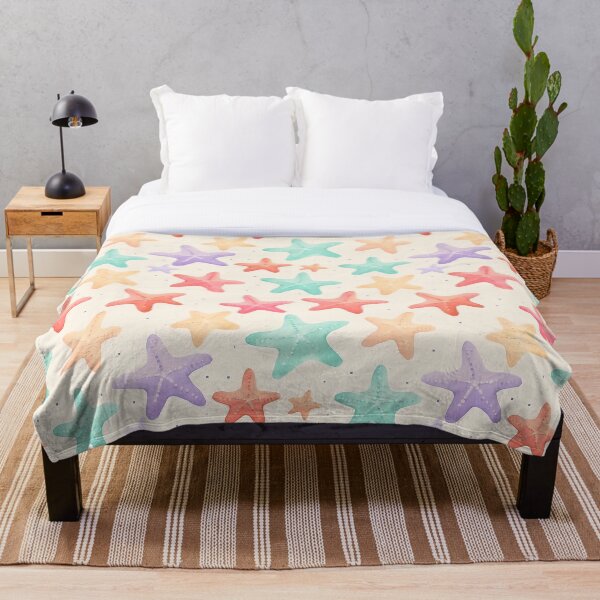 Item preview, Acuarela pastel estrellas de mar de patrones sin fisuras designed and sold by PatternStudios.