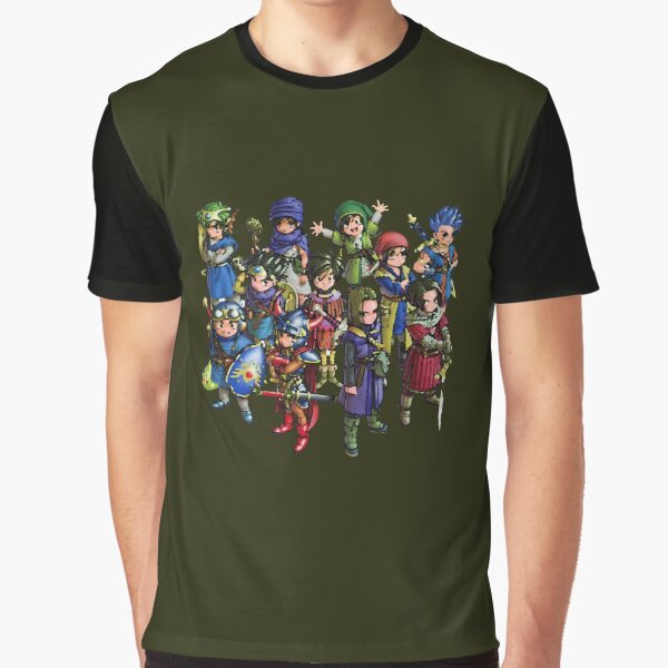 Vista previa del artículo con la obra «Héroes de Dragon Quest», diseñado y vendido por Brosianalgruop.
