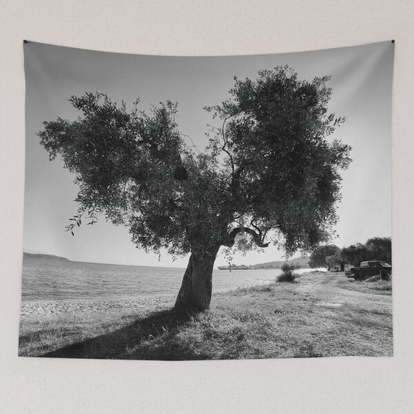 Item preview, Olive beach and sun bw designed and sold by Jouko Lehto Photography.