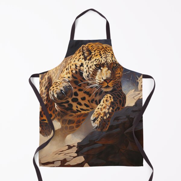 Item preview, African Leopard Graphic T-Shirt Dress designed and sold by Digital-Art-Co.