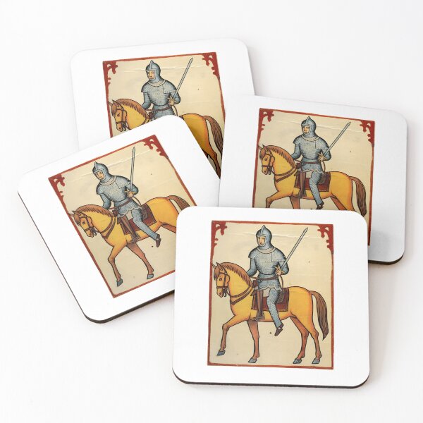 Item preview, Medieval Knight on Horseback - Romanesque Style designed and sold by UrsaStick.