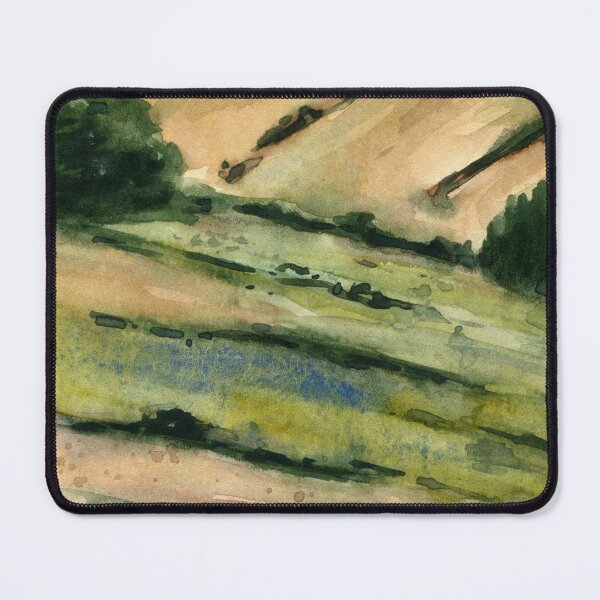 Item preview, Landscape of Fields - Watercolor Painting designed and sold by Pattokarts.