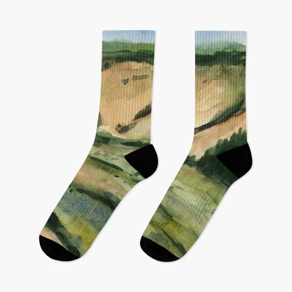 Item preview, Landscape of Fields - Watercolor Painting designed and sold by Pattokarts.