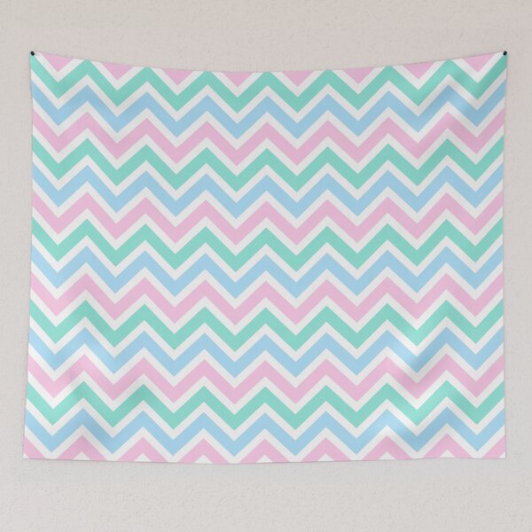 Item preview, Chevron Pattern. Pastel Blue Pink Green color designed and sold by Aetherier.