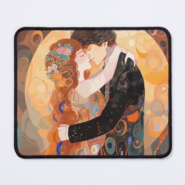 Item preview, Anime Tribute to Klimt,The Kiss designed and sold by EmeraldeaArt.
