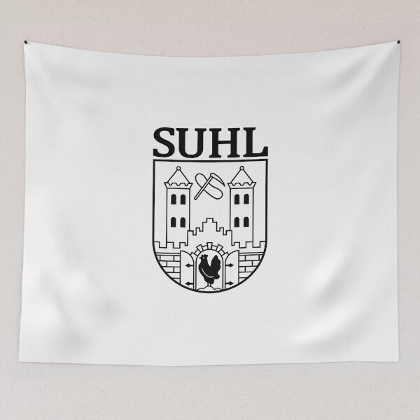 Item preview, Suhl Coat of Arms (black) designed and sold by VEB Ostladen.