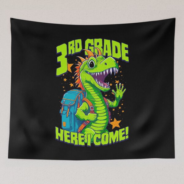 Item preview, 3rd Grade Here I Come Back To First Day Of School Dragon designed and sold by GrandeDuc.