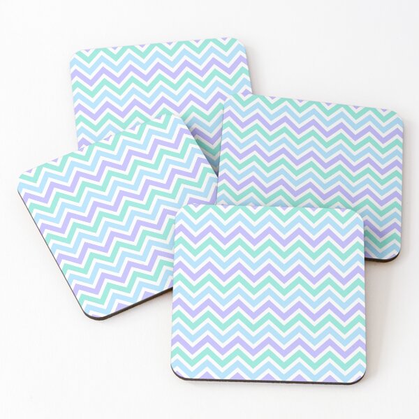 Item preview, Chevron Pattern. Pastel Blue Purple Green color designed and sold by Aetherier.