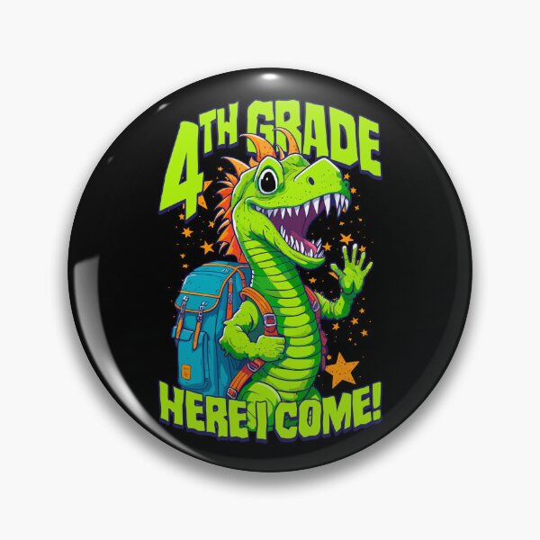 Item preview, 4th Grade Here I Come Back To First Day Of School Dragon designed and sold by GrandeDuc.