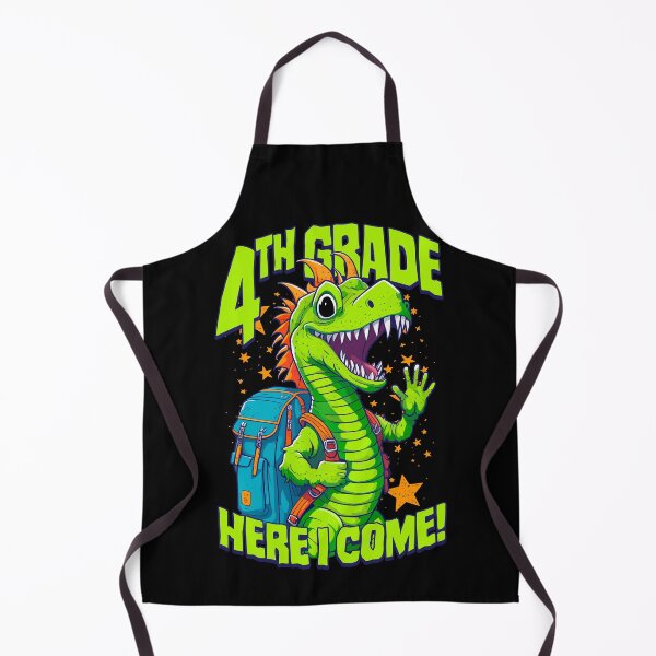 Item preview, 4th Grade Here I Come Back To First Day Of School Dragon designed and sold by GrandeDuc.