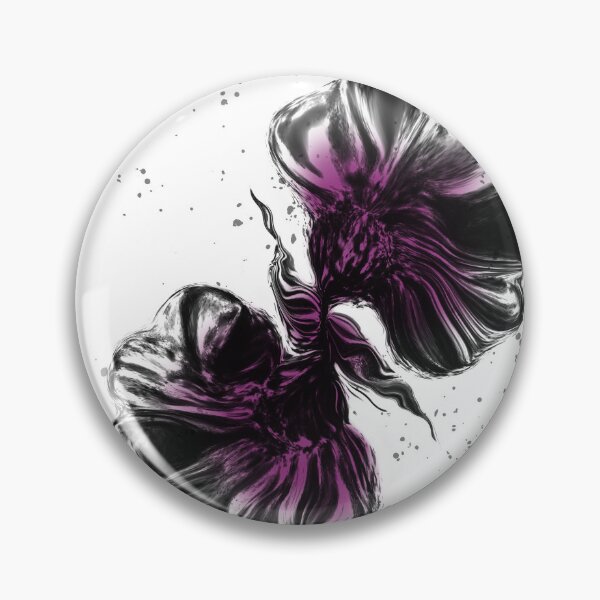 Item preview, Fantasy Flowers digital artwork in Purple, Black, and White  designed and sold by LAEC-Shop.