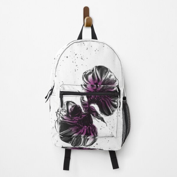 Item preview, Fantasy Flowers digital artwork in Purple, Black, and White designed and sold by LAEC-Shop.