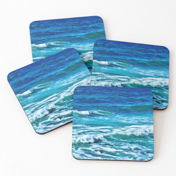 Item preview, Ocean Waves of Turquoise Blue designed and sold by Pamela Storch.