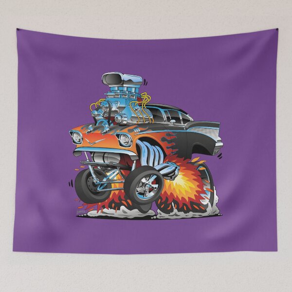 Item preview, Classic, hot ,rod ,57 gasser ,drag ,racing ,muscle ,car, cartoon ,Classic designed and sold by CIN4aqEPf83.