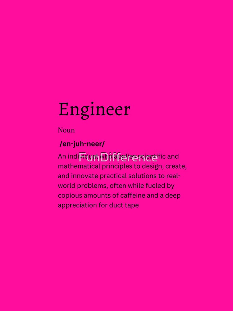 Thumbnail 5 of 5, iPhone Case, Engineer Definition Sticker | Engineering Gift for Tech Enthusiasts designed and sold by FunDifference.