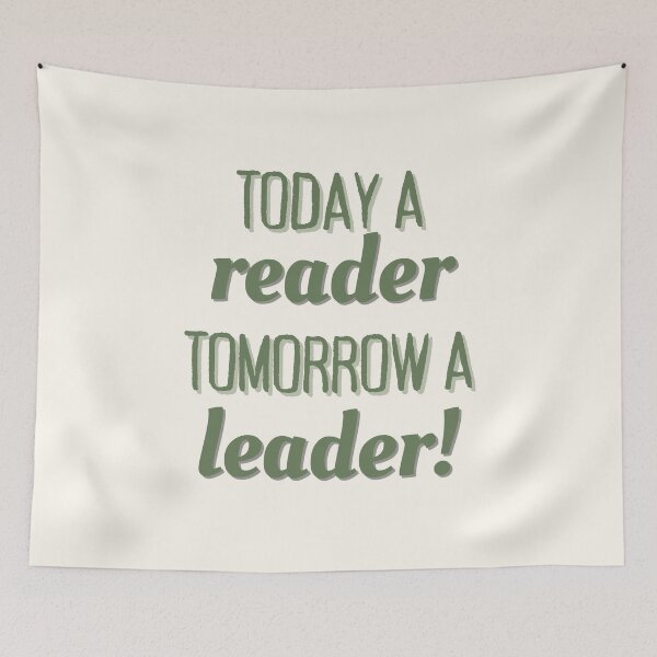 Item preview, Today A Reader Tomorrow A Leader designed and sold by festivalzone.