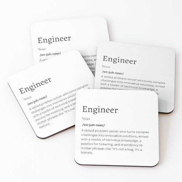 Item preview, Engineer Definition Sticker | Engineering Gift  designed and sold by FunDifference.