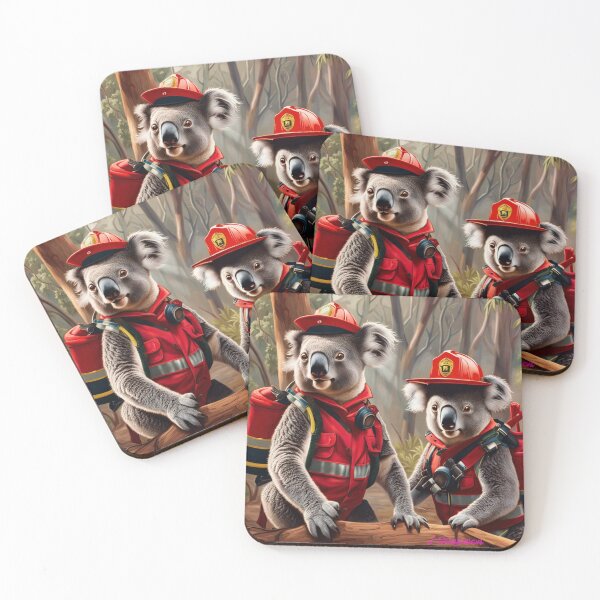 Item preview, Firefighting Koalas designed and sold by J7Simpson.
