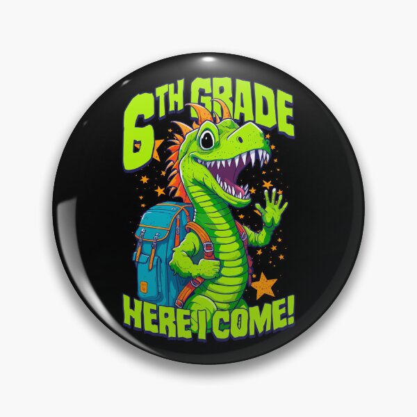 Item preview, 6th Grade Here I Come Back To First Day Of School Dragon designed and sold by GrandeDuc.