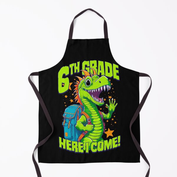 Item preview, 6th Grade Here I Come Back To First Day Of School Dragon designed and sold by GrandeDuc.