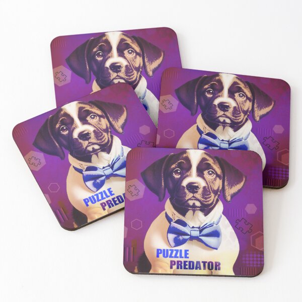 Item preview, Cute Puppy Puzzle Predator, naughty pets designed and sold by Do-GoodPuzzler.