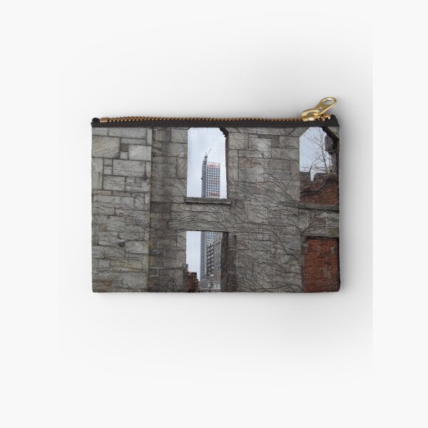 Item preview, View of 432 Park Avenue Skyscraper from Roosevelt Island Hospital Ruins, New York City  designed and sold by lenspiro.