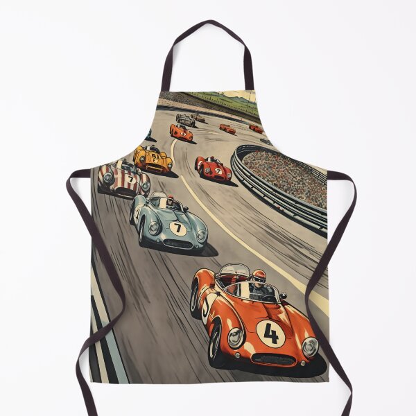 Item preview, Retro Speed - Vintage Pop Art Racing Cars Poster designed and sold by UrsaStick.