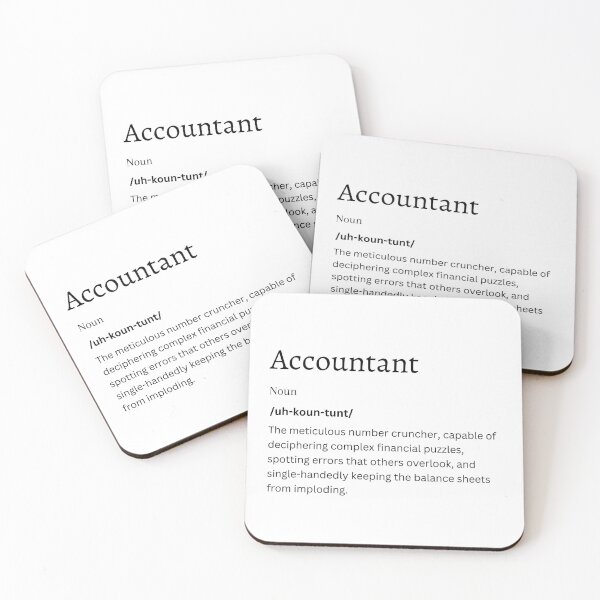 Item preview, Accountant Definition Sticker | Gift for Financial Professionals and Number Wizards designed and sold by FunDifference.