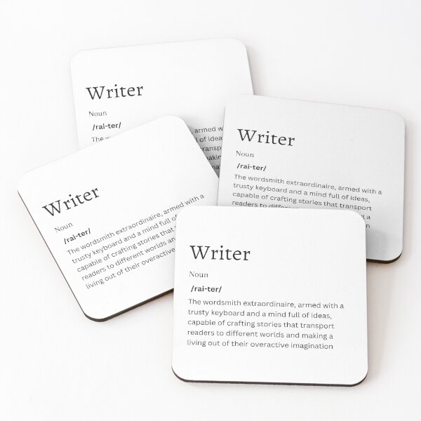 Item preview, Writer Definition Sticker | Gift for Wordsmiths and Storytellers designed and sold by FunDifference.