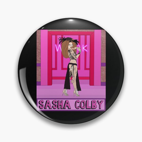 Item preview, Sasha Colby drag queen cartoon designed and sold by justina-gooding.