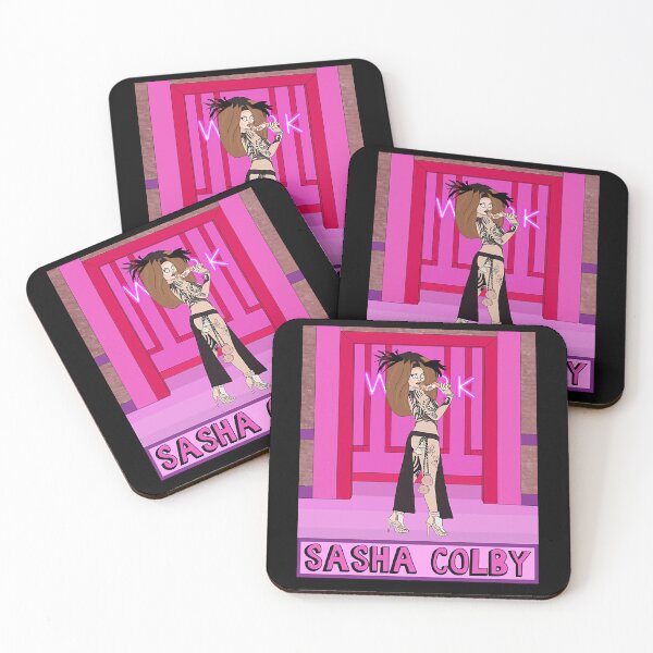 Item preview, Sasha Colby drag queen cartoon designed and sold by justina-gooding.