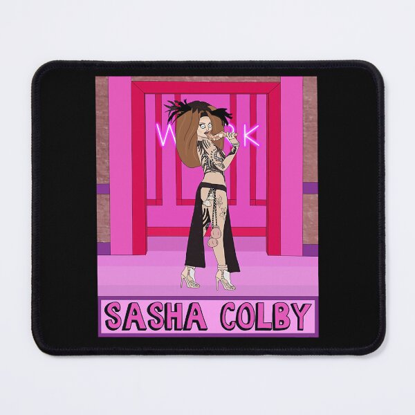 Item preview, Sasha Colby drag queen cartoon designed and sold by justina-gooding.