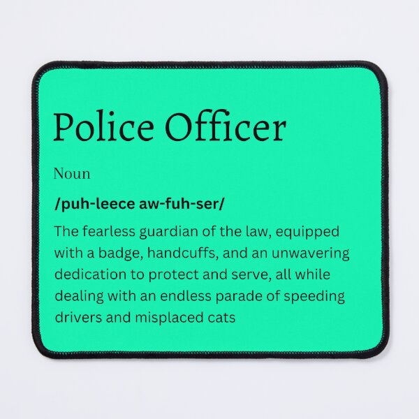 Item preview, Police Officer Definition Sticker | Gift for Law Enforcement Heroes designed and sold by FunDifference.