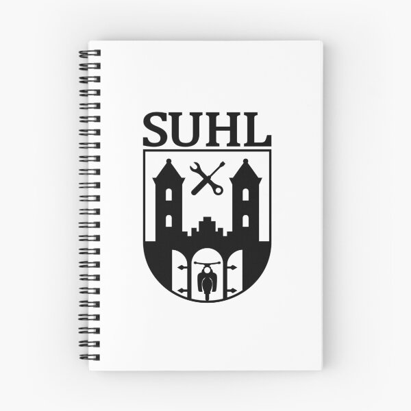 Item preview, Suhl Coat of Arms with Simson Star / Sparrowhawk / Hawk (black) designed and sold by VEB Ostladen.