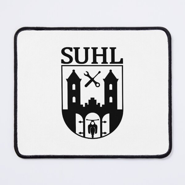 Item preview, Suhl Coat of Arms with Simson Star / Sparrowhawk / Hawk (black) designed and sold by VEB Ostladen.