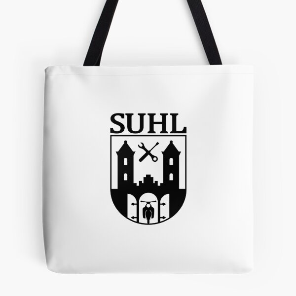 Item preview, Suhl Coat of Arms with Simson Star / Sparrowhawk / Hawk (black) designed and sold by VEB Ostladen.