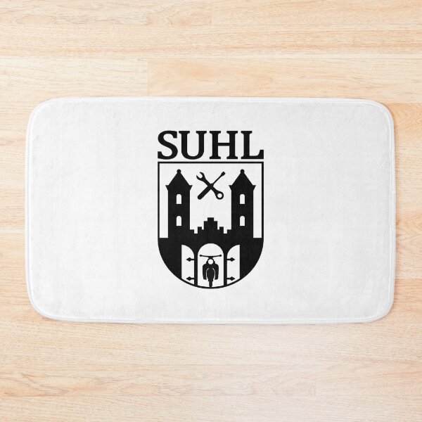 Item preview, Suhl Coat of Arms with Simson Star / Sparrowhawk / Hawk (black) designed and sold by VEB Ostladen.
