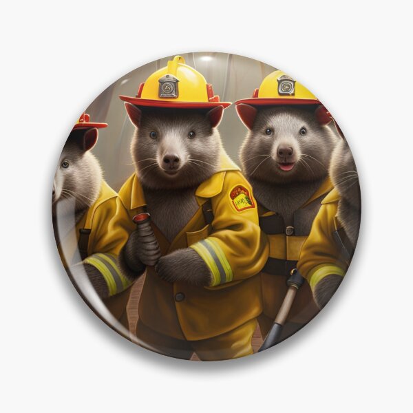 Item preview, Firefighting Wombats designed and sold by J7Simpson.