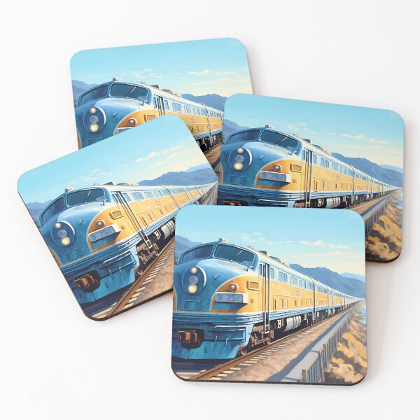 Item preview, Beautiful Train Along the Lakeside: A Journey of Scenic Splendor designed and sold by SingularityGeek.