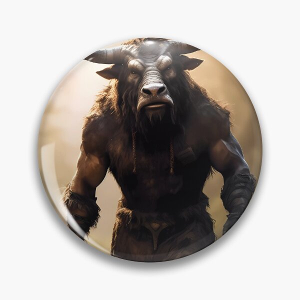 Item preview, Black Minotaur: A Symbol of Strength and Resolute Determination designed and sold by SingularityGeek.