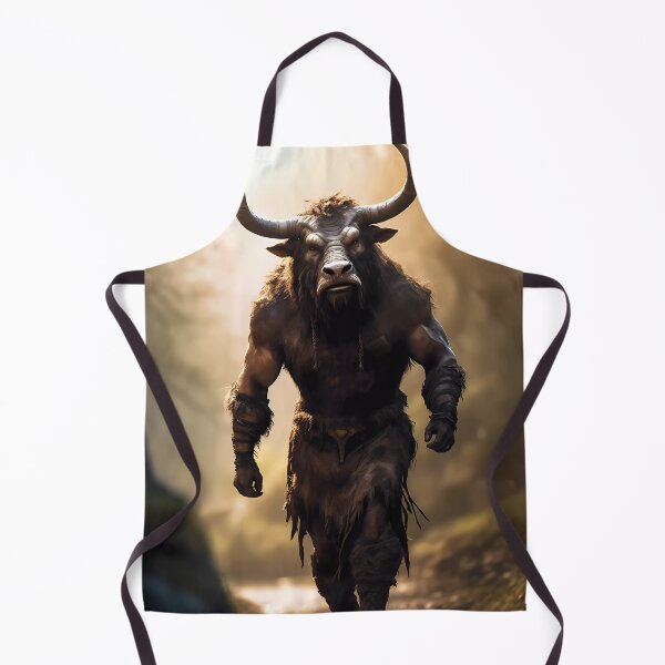 Item preview, Black Minotaur: A Symbol of Strength and Resolute Determination designed and sold by SingularityGeek.