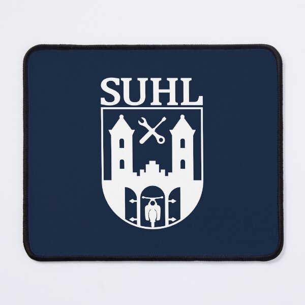 Item preview, Suhl Coat of Arms with Simson Star / Sparrowhawk / Hawk (white) designed and sold by VEB Ostladen.