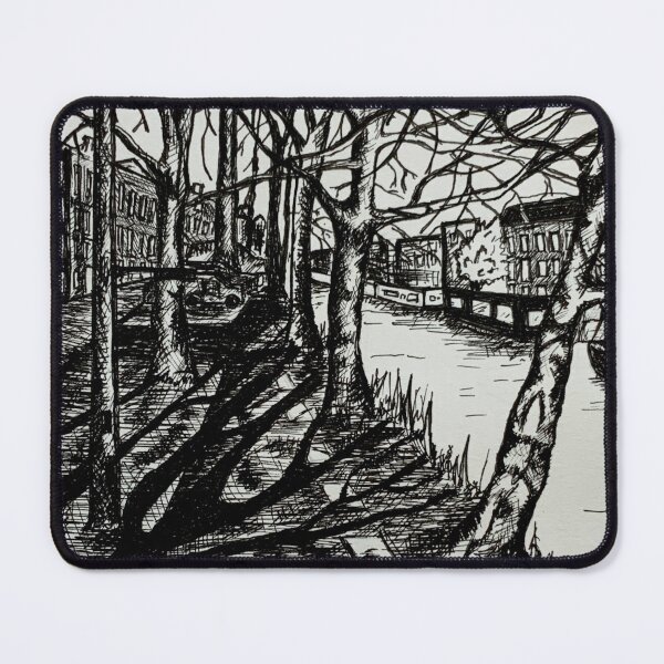 Item preview, Amsterdam Pen Drawing: Nassaukade Cycle Path designed and sold by Jaraart.