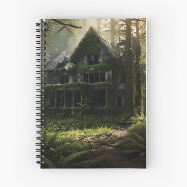 Item preview, Abandono espeluznante - Casa del bosque Póster designed and sold by UrsaStick.