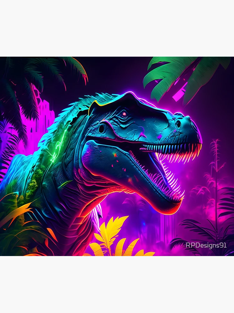 Chrome Dino' Poster by Naui Art, Displate