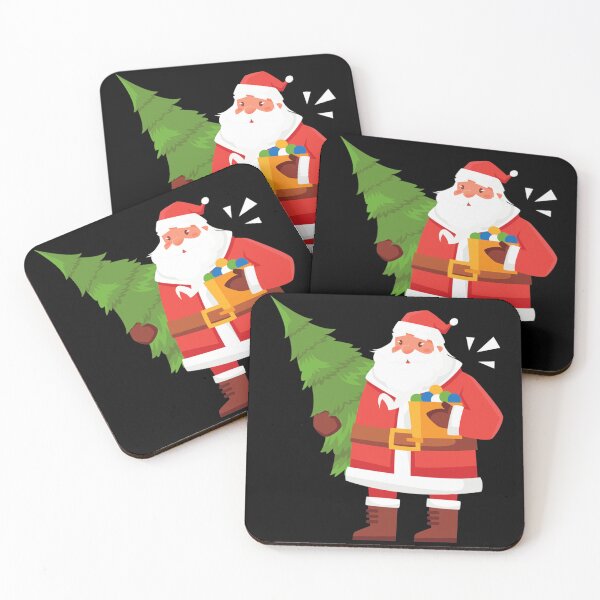 Item preview, Simple Santa Claus with christmas tree Design   designed and sold by KayleneMcLe.