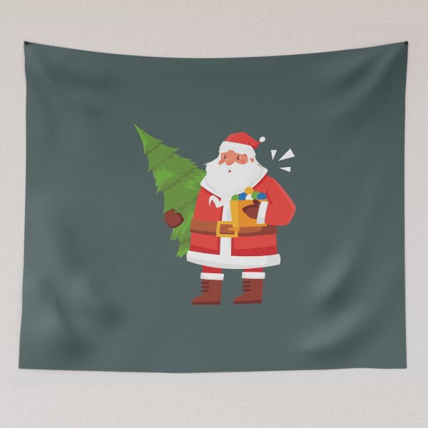 Item preview, Simple Santa Claus with christmas tree Design   designed and sold by KayleneMcLe.